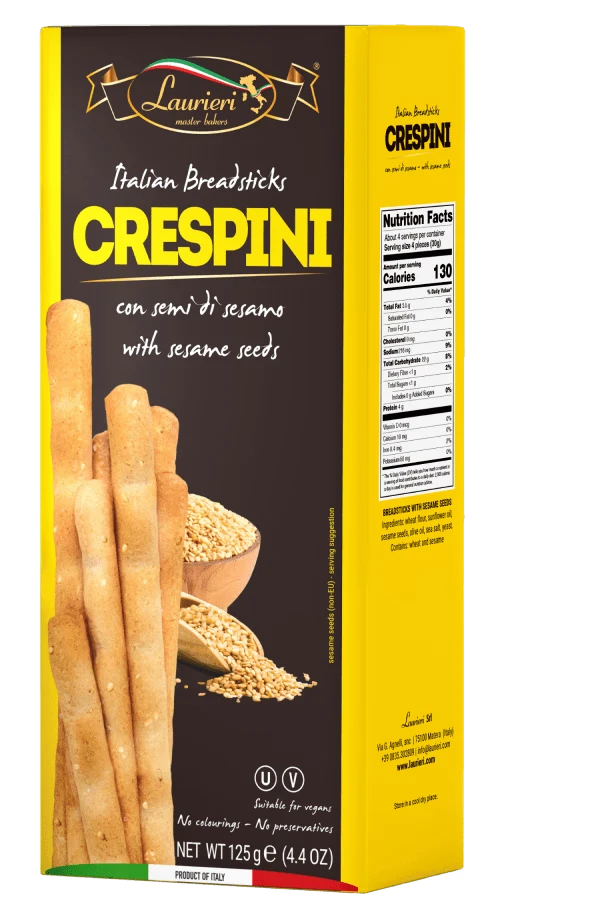 Laurieli CRESPINI with sesame seeds