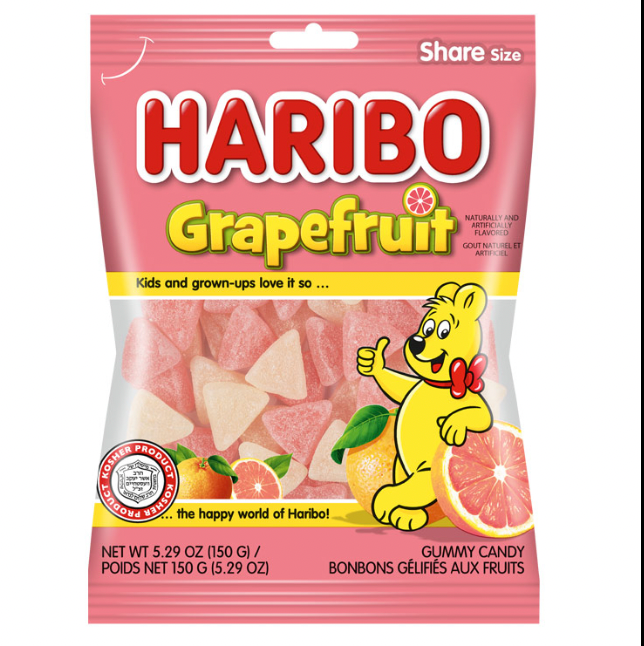 haribo grapefruit