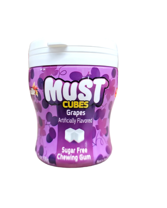 Must Cubes Bubble Gum - Grape Falvored