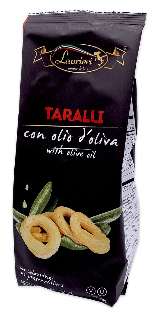 Laurieri Taralli Con Olio D'olivia - Crackers
