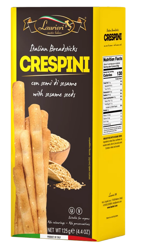 Laurieli CRESPINI with sesame seeds